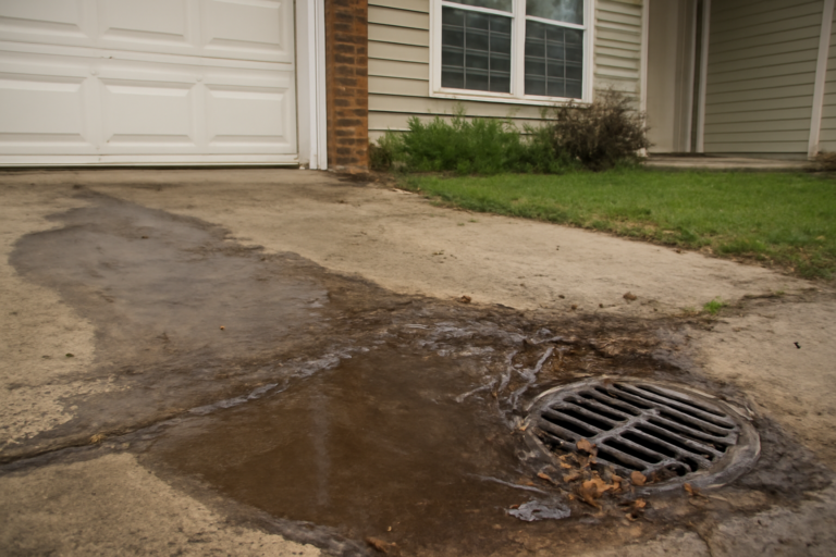 Clogged Drain Water Removal