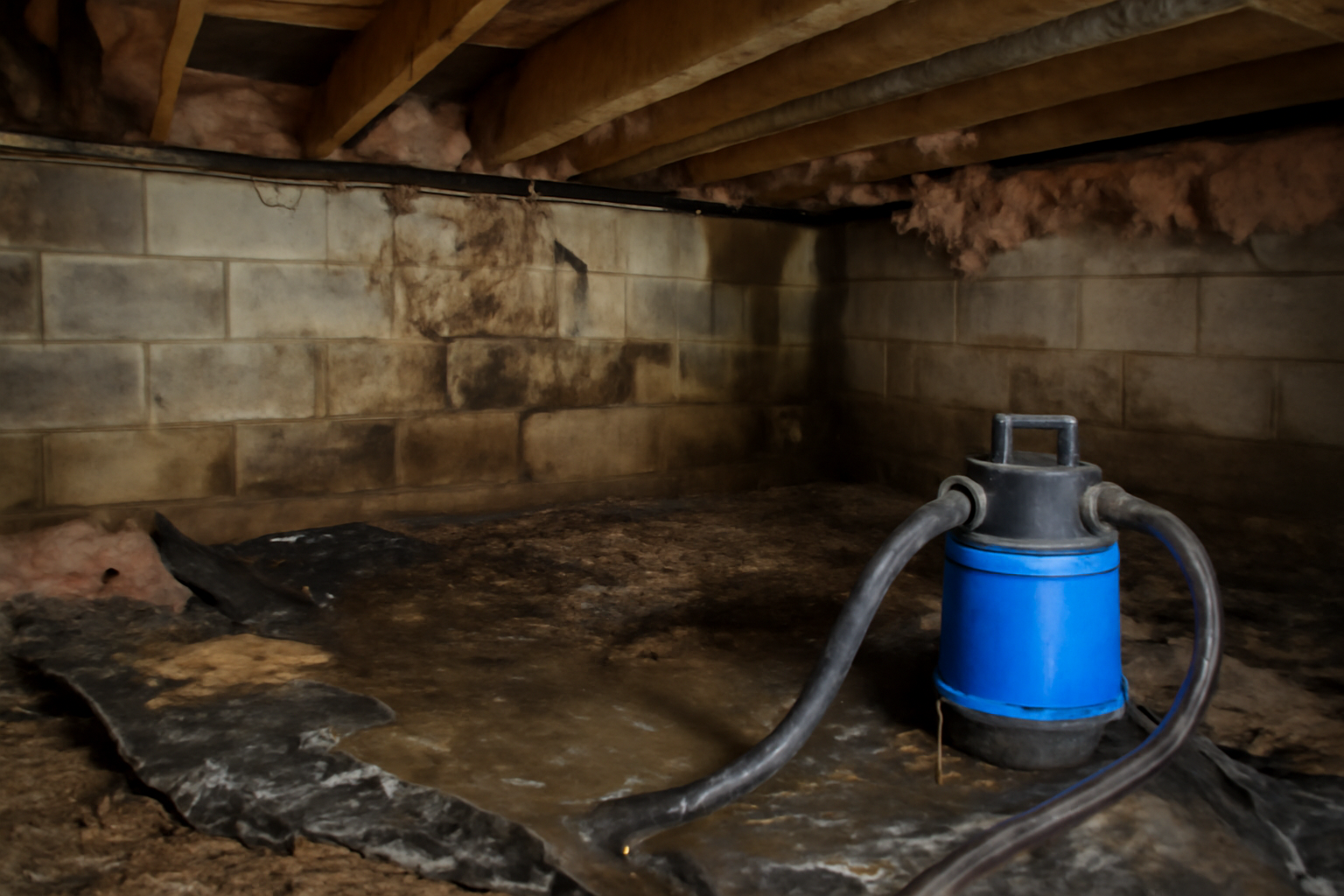 Crawl Space Water Extraction in Great Neck, NY