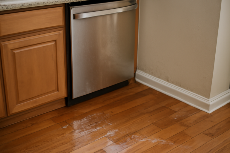 Dishwasher Leak Water Removal