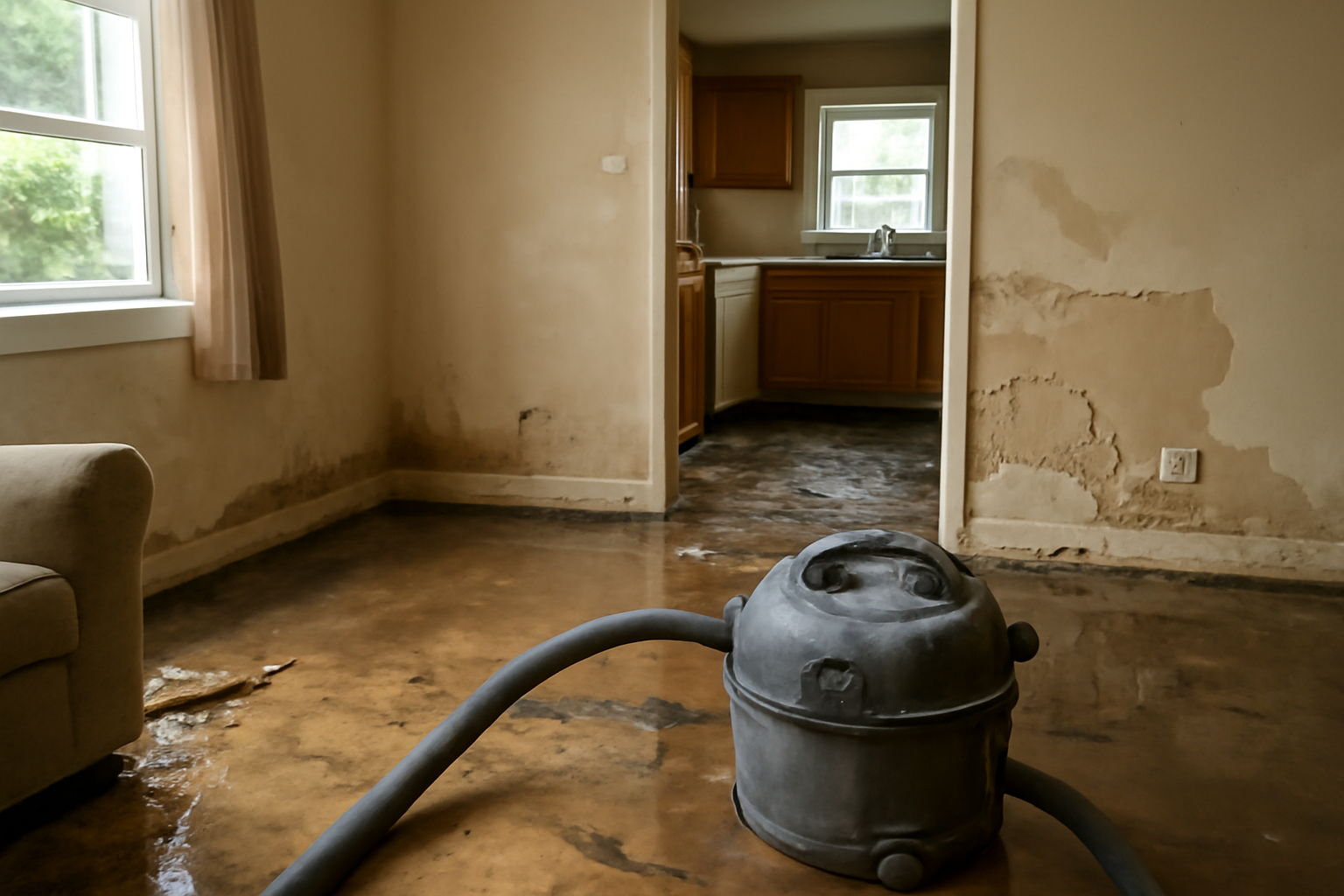Flood Water Extraction in Miller Place, NY