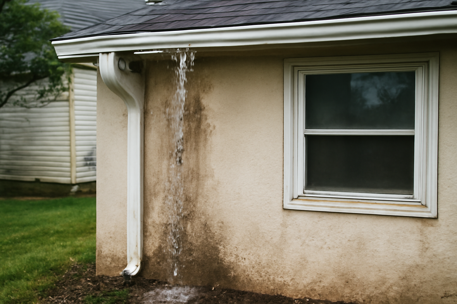 Gutter Overflow Water Removal in Coram, NY