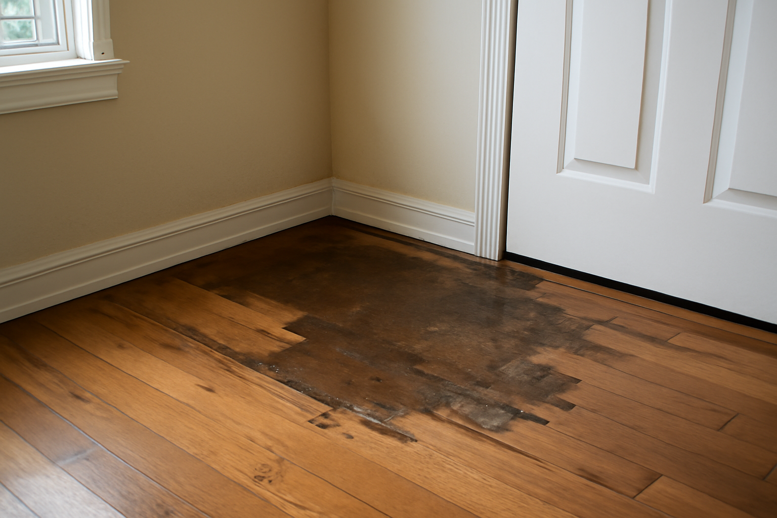 Hardwood Floor Water Damage Repair in Garden City, NY