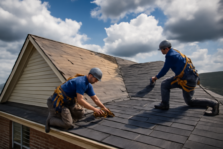Storm damage repair service